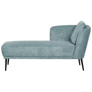 Beliani ČALOUNĚNÉ LEHÁTKO CHAISE LONGUE Modré Artheze obraz