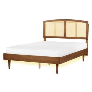 Beliani POSTEL 140/200 cm Hnědá Varzy obraz