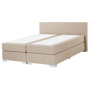 Beliani BOXSPRINGOVÁ POSTEL 160/200 cm Béžová President obraz