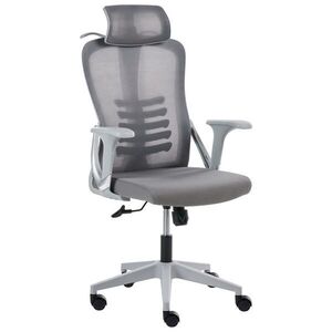 Beliani KANCELÁŘSKÁ ŽIDLE Šedá Ergonox obraz