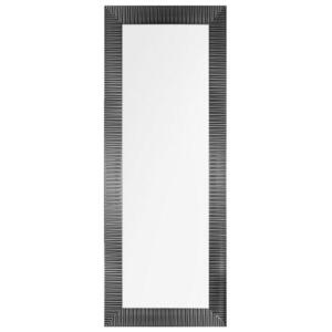 Beliani NÁSTĚNNÉ ZRCADLO černé obdélníkové 50/130 cm Draveil obraz