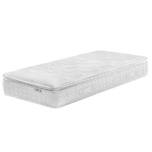 Beliani MATRACE S KAPSOVÝMI PRUŽINAMI Paměťová pěna středně tuhá 90/200/25 cm Luxus obraz
