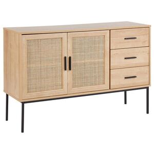 Beliani SIDEBOARD se 2 dveřmi Světle hnědý Pasco obraz