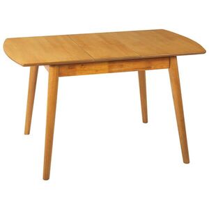 Beliani JÍDELNÍ STŮL 100-130/80/75 cm Světle hnědý Obdélníkový Toms obraz
