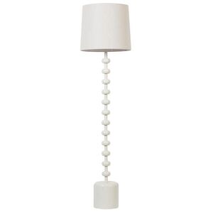 Beliani STOJACÍ LAMPA Bílá Krios obraz