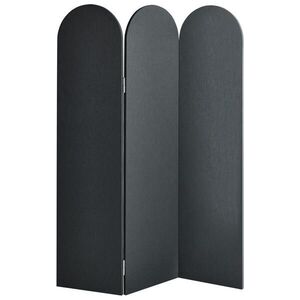 Beliani KANCELÁŘSKÝ DĚLICÍ PANEL 120/160 cm Tmavě šedý Slimmy obraz