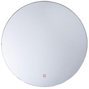 Beliani KOUPELNOVÉ ZRCADLO s LED osvětlením kulaté 60 cm Callac obraz