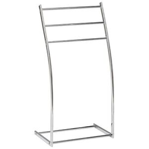 Beliani STOJAN NA RUČNÍKY Ocel stříbrný 44 x 86 cm Ambil obraz