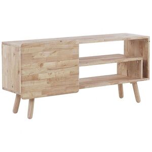 Beliani TV STOLEK Světle hnědý WESTFIELD 36/130/59 cm obraz