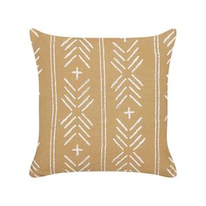 Beliani DEKORATIVNÍ POLŠTÁŘ Pískově béžový 45/45 cm Banyan obraz