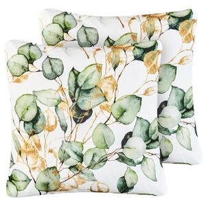Beliani ZAHRADNÍ polštář sada 2 ks Barevný 45/45 cm Glade obraz