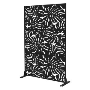 ML-DESIGN KOVOVÝ PARAVÁN Roma 120 x 180 cm, černý, z oceli obraz