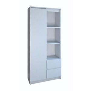 RAUMHIRSCH FURNITURE KNIHOVNA bílá 80/180/35 obraz