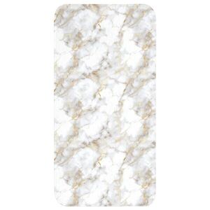 OnlyWow KOUPELNOVÁ PŘEDLOŽKA Zlaté žilky - Mramor - Bílý 60x120 cm obraz
