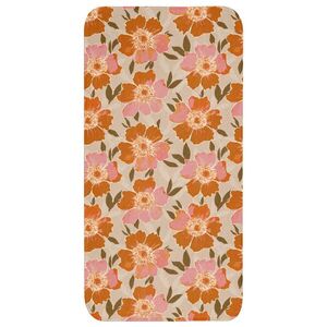 OnlyWow KOUPELNOVÁ PŘEDLOŽKA Květiny - Motiv - Retro 60x120 cm obraz