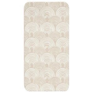 OnlyWow KOUPELNOVÁ PŘEDLOŽKA Vlny - Textura - Béžová 60x120 cm obraz