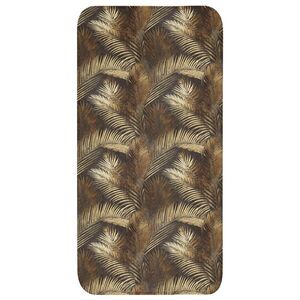 OnlyWow KOUPELNOVÁ PŘEDLOŽKA Tropical - Listy - zlaté 60x120 cm obraz