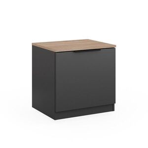 Vicco NOČNÍ STOLEK Betti Anthracite/Sonoma 50 x 50 cm obraz