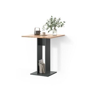 Livinity® JÍDELNÍ STŮL Regusa Antracit 65 x 78 cm obraz