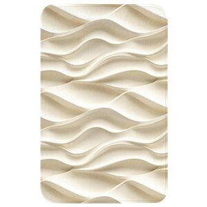 OnlyWow WC PŘEDLOŽKA Linie - Vlnité - Krémové 50x80 cm obraz