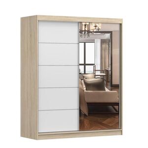 imoebel24 SKŘÍŇ s otočnými dveřmi Bono 05 160 cm 160200/61 cm, 2dveřová, bílý obraz