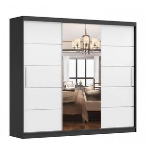imoebel24 SKŘÍŇ s otočnými dveřmi Alba I 250 cm 250/218/61 cm, 3dveřová, bílý obraz