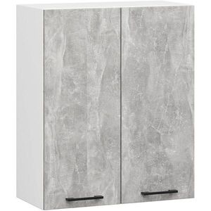 RAUMHIRSCH FURNITURE ZÁVĚSNÁ SKŘÍŇ bílá, betonová 72/60/30 obraz