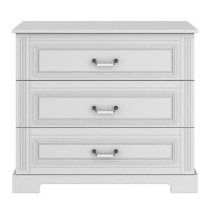 RAUMHIRSCH FURNITURE DĚTSKÁ KOMODA Ines – rustikální elegance a funkčnost Bílá obraz