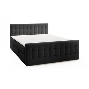 Fedve BOXSPRINGOVÁ POSTEL YAZO ROYAL 180x200 cm, Černá obraz