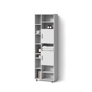 Livinity® KOUPELNOVÁ SKŘÍŇKA Eisak Bílá 60 x 190 cm obraz