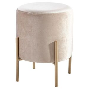 Ambia Home TABURET, kov, textil, 35/42/35 cm obraz