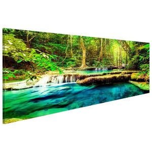 artgeist MALBA NA PLÁTNĚ, stromy, 150/50 cm obraz