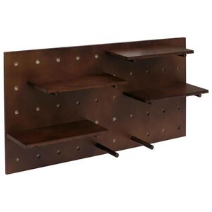 MCW NÁSTĚNNÝ PANEL Hnědý Kompletní sada obraz