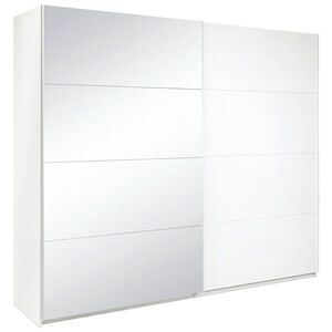 P & B ŠATNÍ SKŘÍŇ S POSUVNÝMI DVEŘM, bílá, 250/210/62 cm obraz
