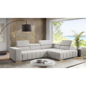 MID.YOU ROHOVÁ SEDAČKA, textil, béžová obraz