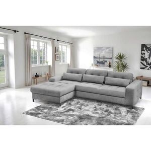 MID.YOU ROHOVÁ SEDAČKA, textil, šedá obraz