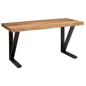 Livetastic PSACÍ STŮL, přírodní barvy, černá, 160/80/76 cm obraz