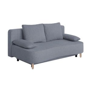 P & B ROZKLÁDACÍ POHOVKA, textil, kompozitní dřevo, tmavě šedá obraz