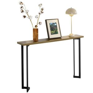 SoBuy KONZOLOVÝ STOLEK DO PŘEDSÍNĚ Světlý dub 120x20x75cm Minimalistický obraz