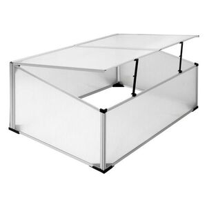 ECD-Germany SKLENÍK s dvoudílnou střechou 100x60x40 cm 0, 6 m² obraz