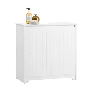 SoBuy SPODNÍ SKŘÍŇKA POD UMYVADLO se 2 dveřmi Bílá 60x30x60cm Nordický obraz