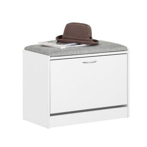 SoBuy ZÁSUVKOVÝ BOTNÍK Bílá 60x30x46cm Minimalistický obraz