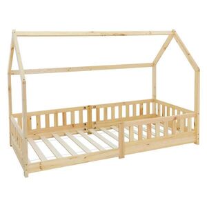 ML-DESIGN DĚTSKÁ POSTÝLKA se stříškou 90x200 cm přírodní obraz