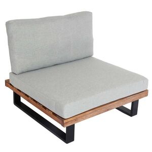 MCW LOUNGE-SESSEL Černá, hnědá, světle šedá obraz