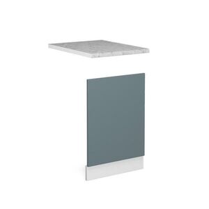 Vicco PŘEDNÍ PANEL R-Line Modrošedá 45 cm s pracovní deskou obraz