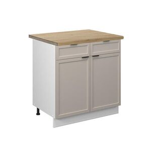 Vicco SPODNÍ SKŘÍŇKA KUCHYŇSKÉ LINKY Fame-Line GreyBeige 80 cm , PD Dub obraz