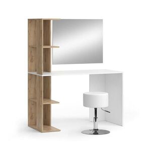 Vicco TOALETNÍ STOLEK Tower Bílá/Sonoma 122.2 cm se stoličkou obraz