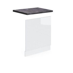 Vicco PŘEDNÍ PANEL R-Line Bílá vysoký lesk 60 cm , PD Antracit obraz