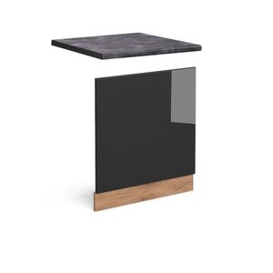 Vicco PŘEDNÍ PANEL R-Line Antracitový vysoký lesk 60 cm , PD Antracit obraz