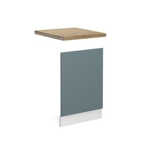 Vicco PŘEDNÍ PANEL R-Line Modrošedá 45 cm , PD Dub obraz